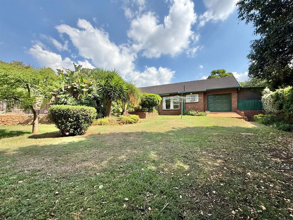 Back yard next to pool