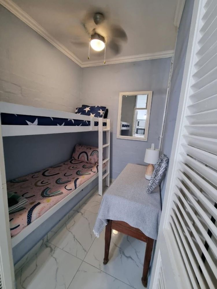 Second room with built-in bunk beds