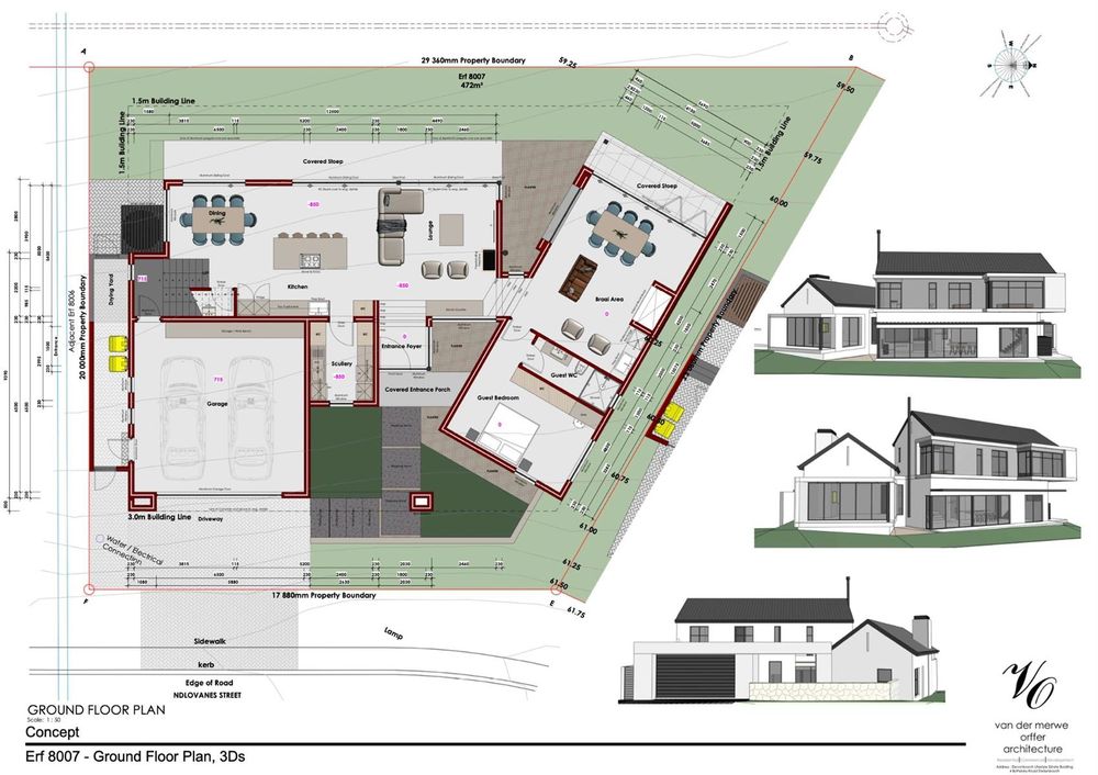 EXTERIOR ARCHITECTUAL DRAWINGS