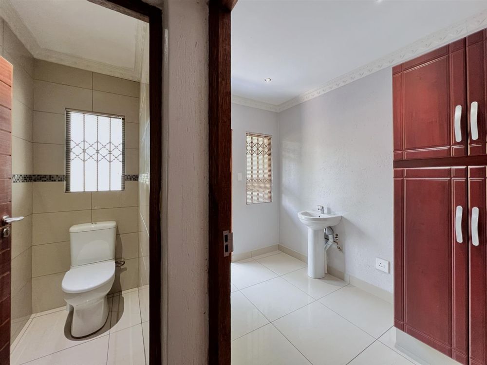 Downstairs water-closet and laundry