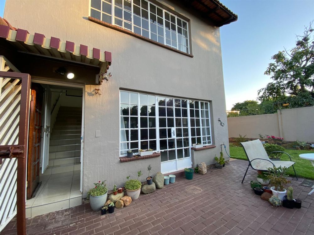 Back garden with patio