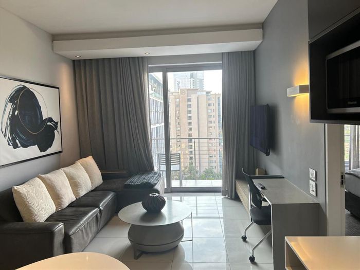 To Rent: 2-bedroom apartment in Sandown with pool, gym, and concierge services.