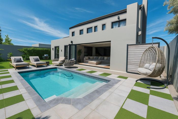 For Sale: House in Kelderhof Country Village with pool, garden, and entertainment areas.