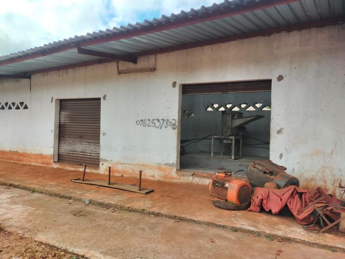 Commercial property for sale in Thohoyandou Rural with maize mill and rental rooms.