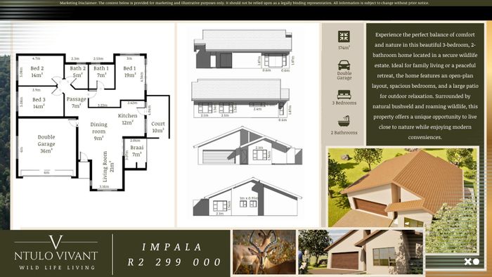 Granite Hill House For Sale: 3 beds, 2 baths, garage, wildlife estate living.