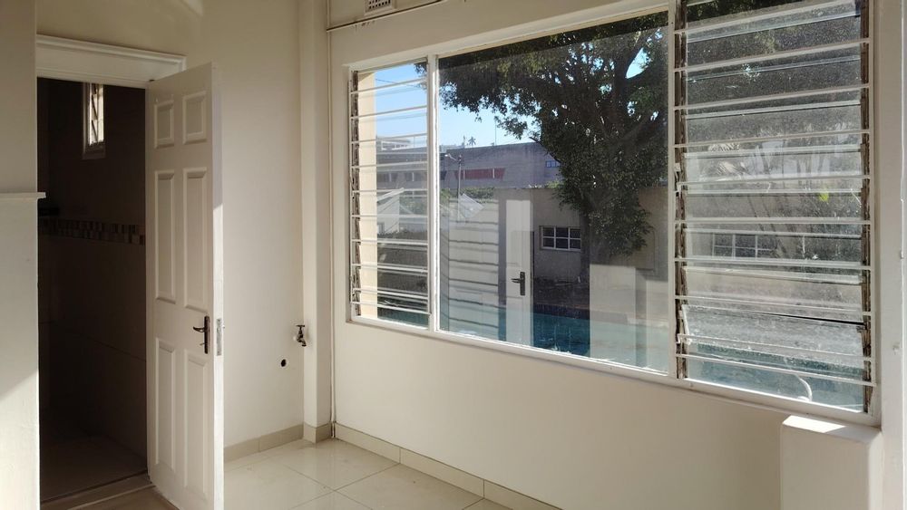 Dining area with laundry