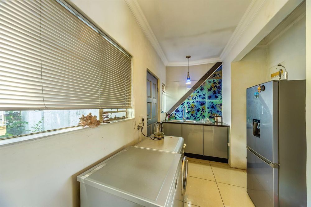 Scullery with backdoor to the courtyard