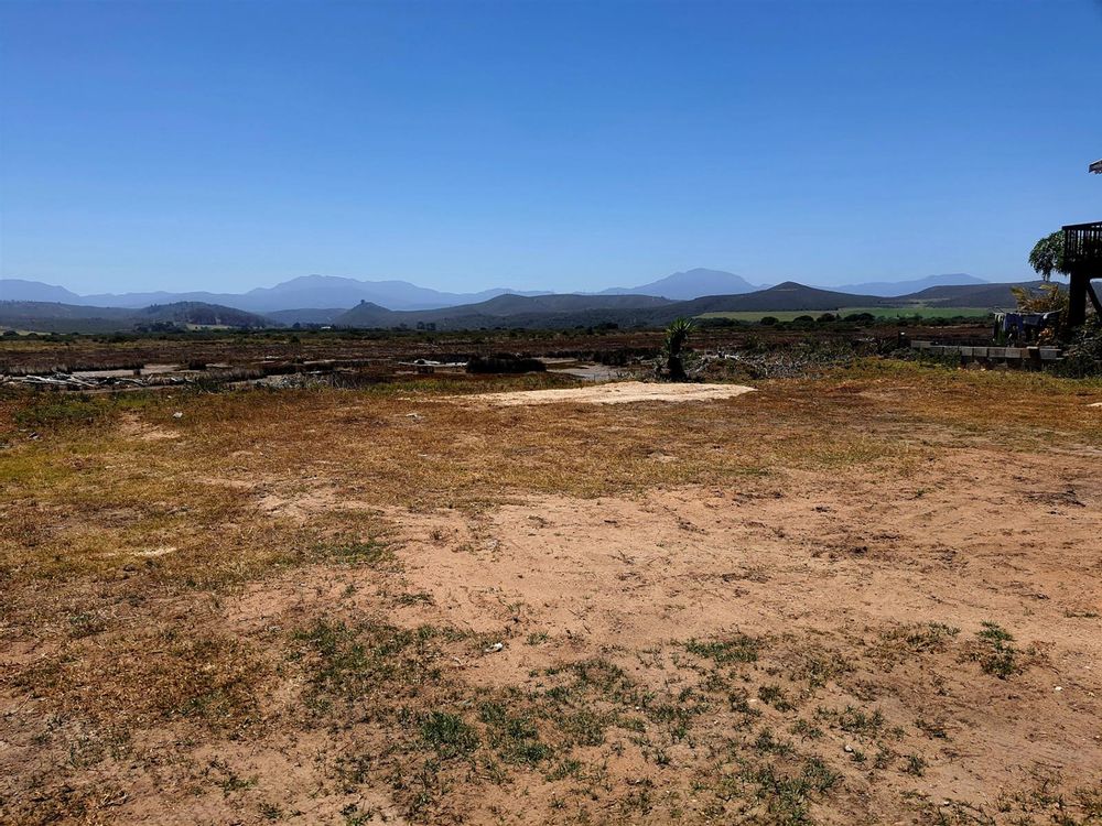 Level stand - distant mountains