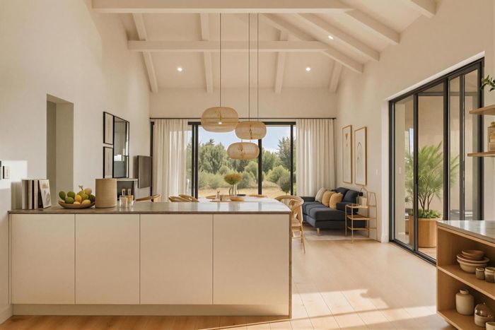 Franschhoek Central Retirement Village For Sale: Wellness center, clubhouse, and scenic gardens.