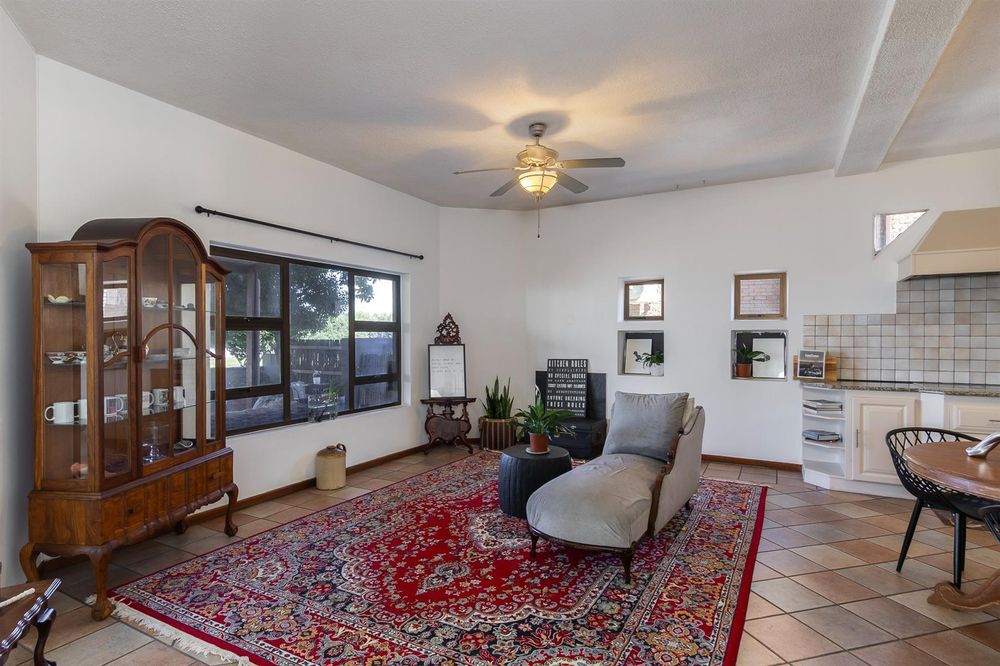 Reception next to kitchen