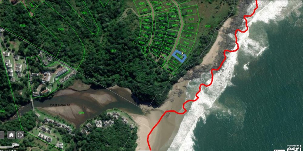 Topographical view of stand