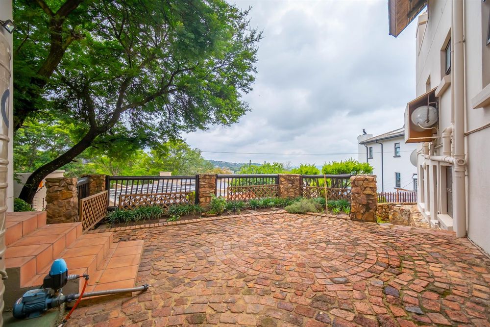 Versatile back paved area