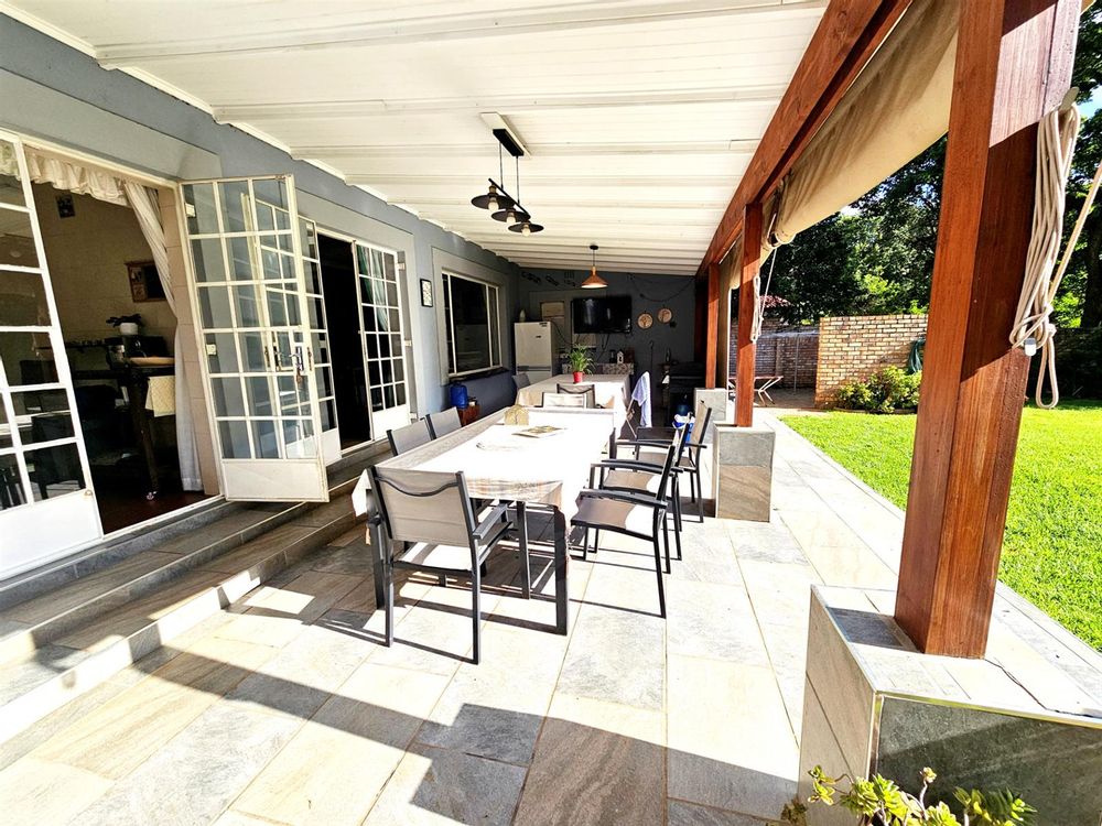 Patio from lounge and kitchen