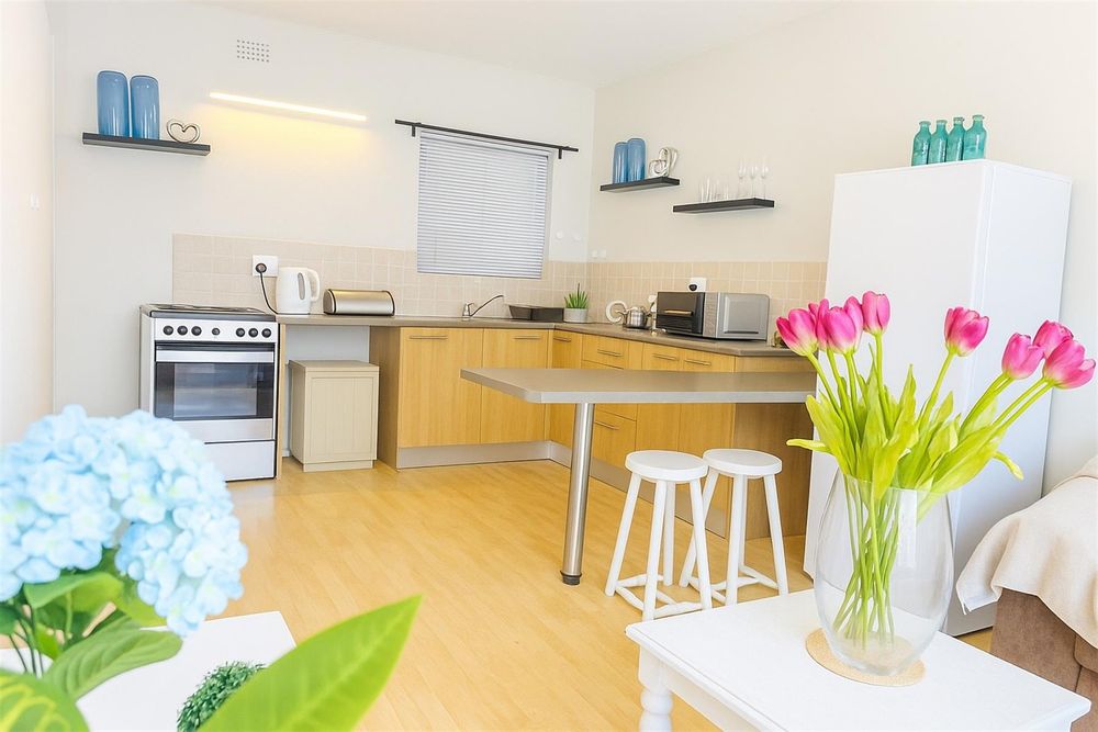 Living Area & Kitchen