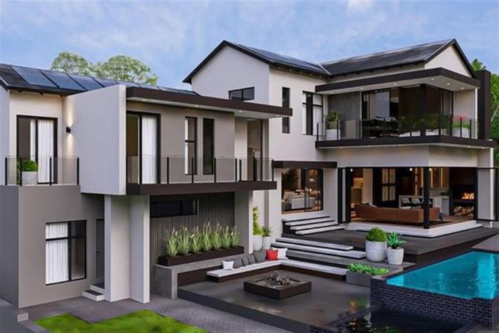 For Sale: House in Midstream Estate with 6 beds, pool, and 4 garages.