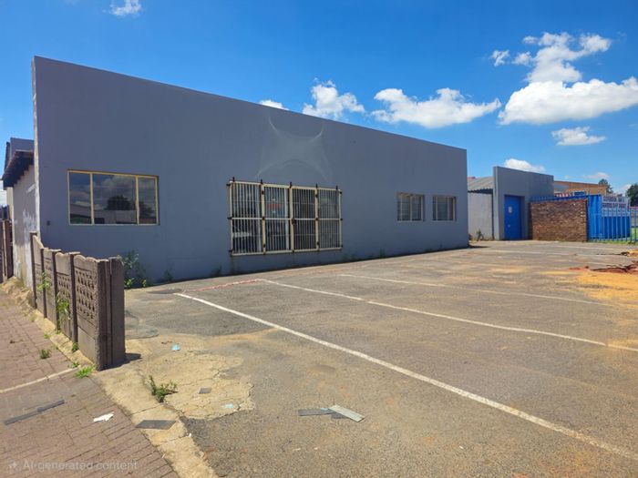 House for Sale in Witbank Ext 8: Spacious stand, offices, storeroom, and toilets.