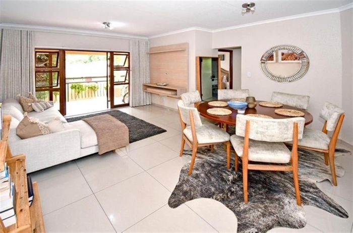 For Sale: Garden Apartment in Sunninghill with 24-hour security and communal pool.