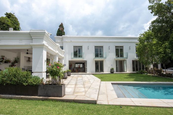 Craighall Park House For Sale: Spacious family home with pool, cottage, and gardens.