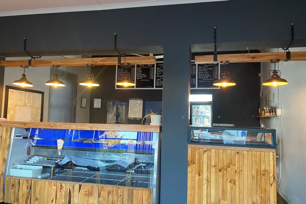 Main serving counter