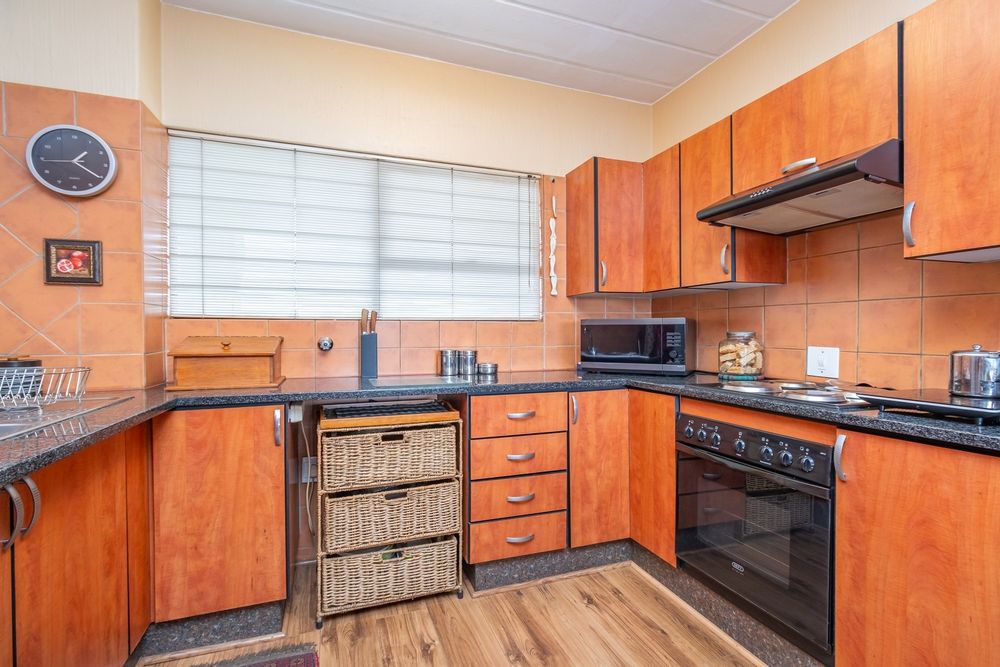 Kitchen with space for dishwasher
