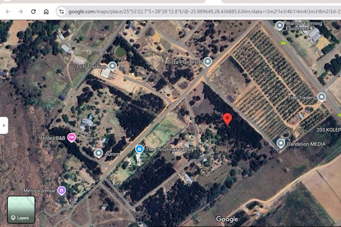 Tiegerpoort AH Farm For Sale: 4.3 Ha, house, workshops, strong water, 3-phase power.