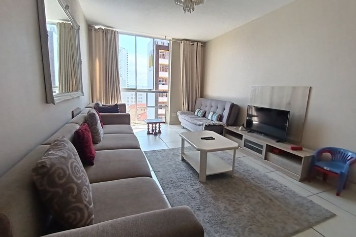 To Rent: 2BR South Beach Apartment with sea views, parking, and amenities nearby.