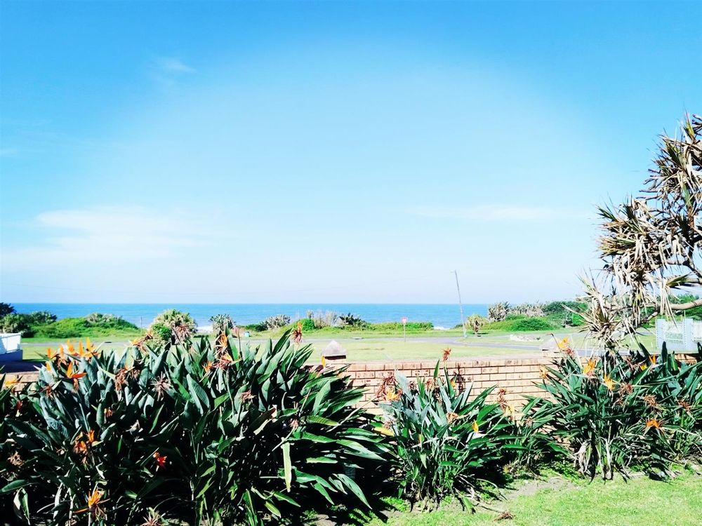 Sea view from property