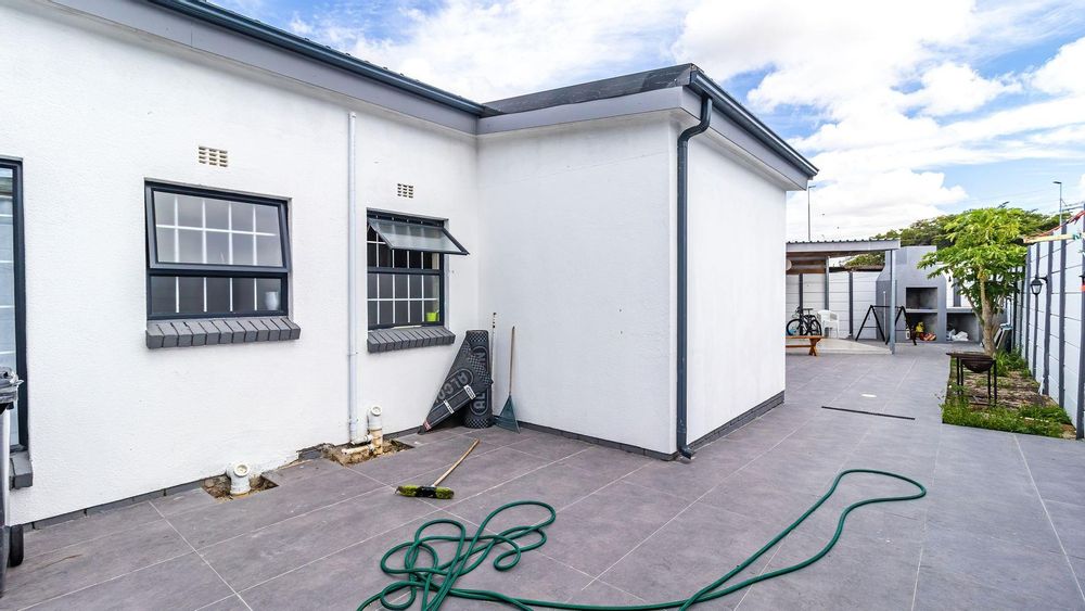 Outside area as you leave the kitchen