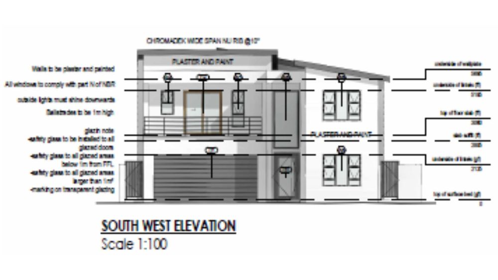 South West Elevation