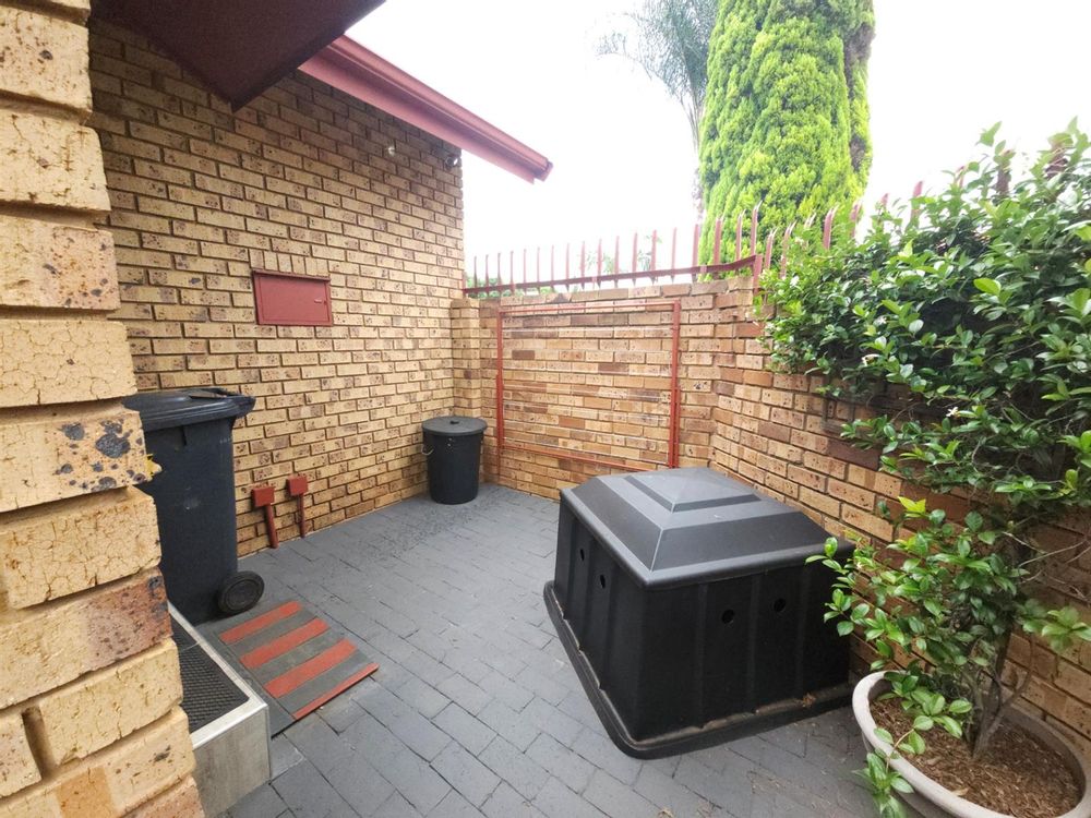 Outside service courtyard