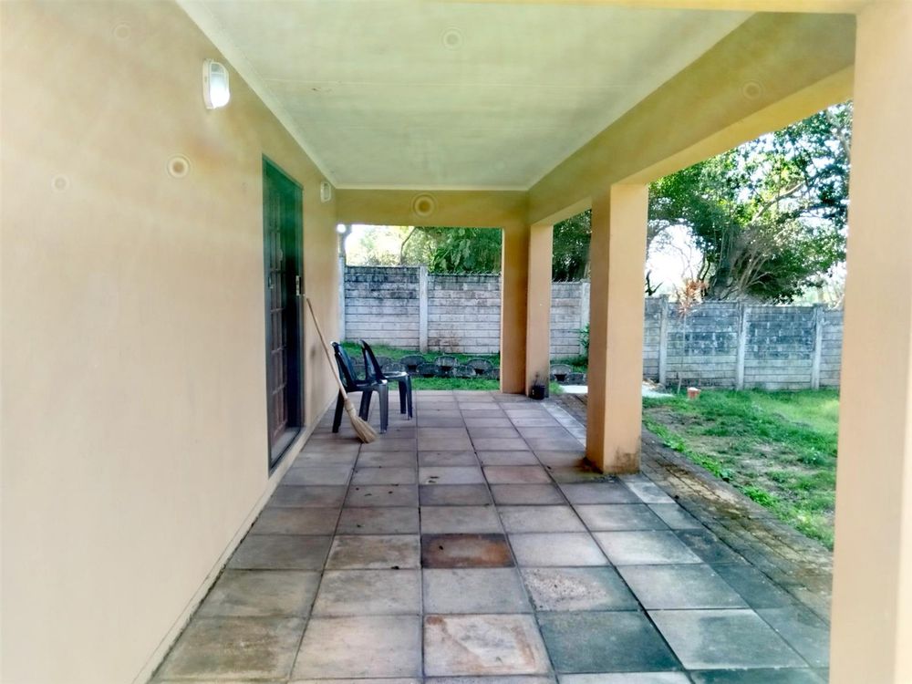 Patio at front door