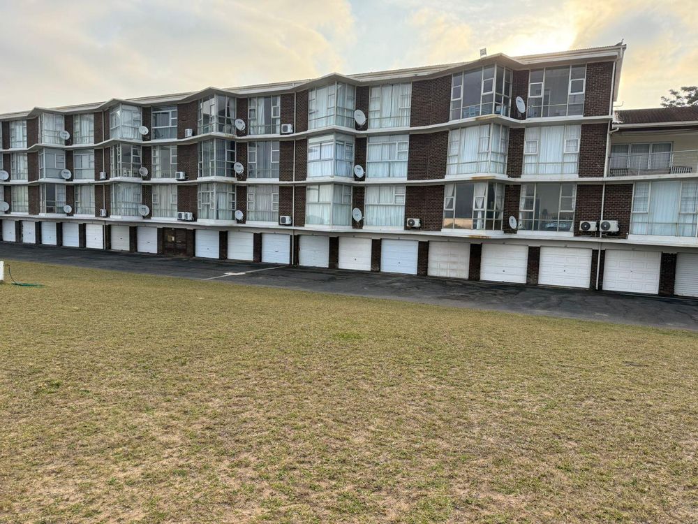 Beach view of complex