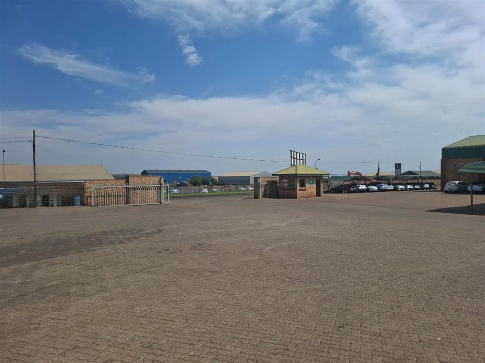 Industrial park entrance