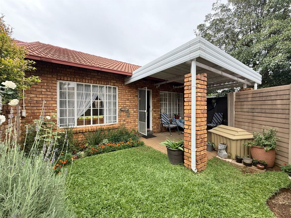 Patio and private garden