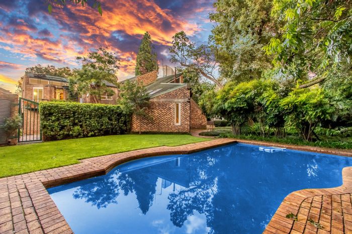 Parktown North House For Sale: 5 beds, pool, guest suite, and versatile living spaces.