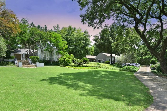 Bryanston House For Sale: Two homes, expansive gardens, pool, and excellent security.