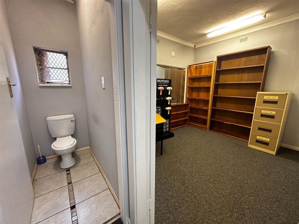 Bathroom next to Office