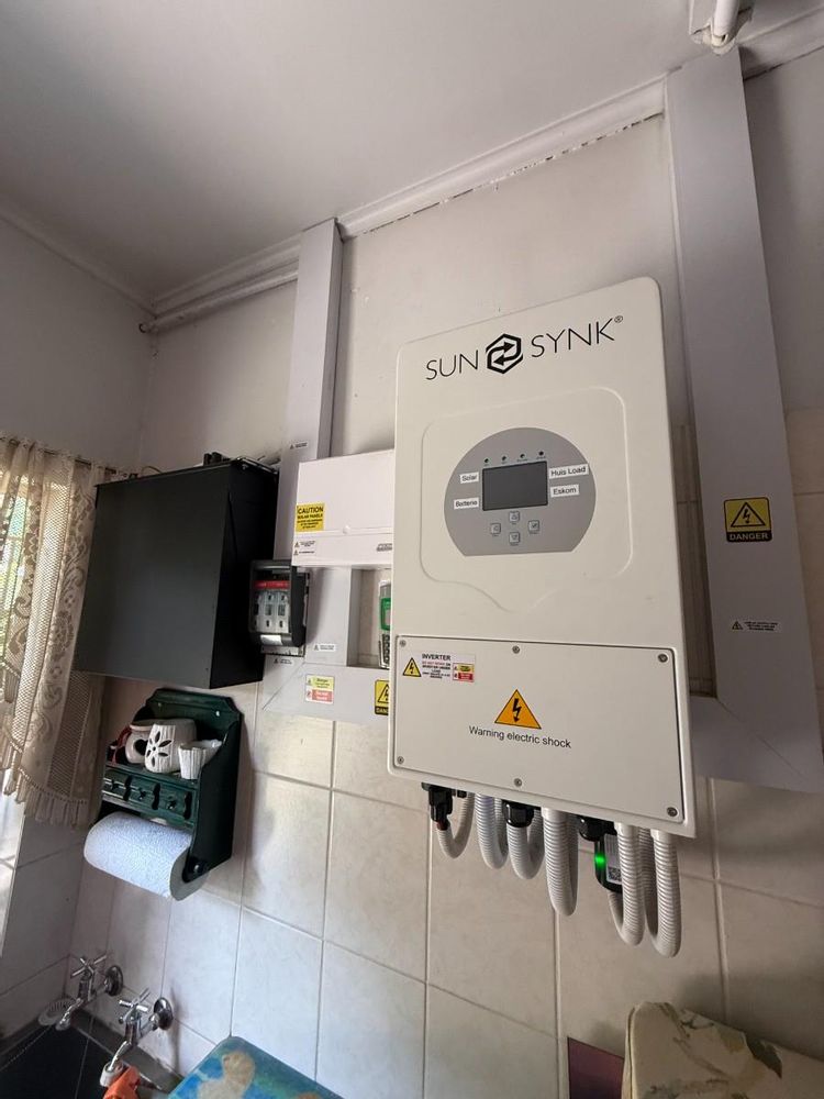 Solar power with 6 panels