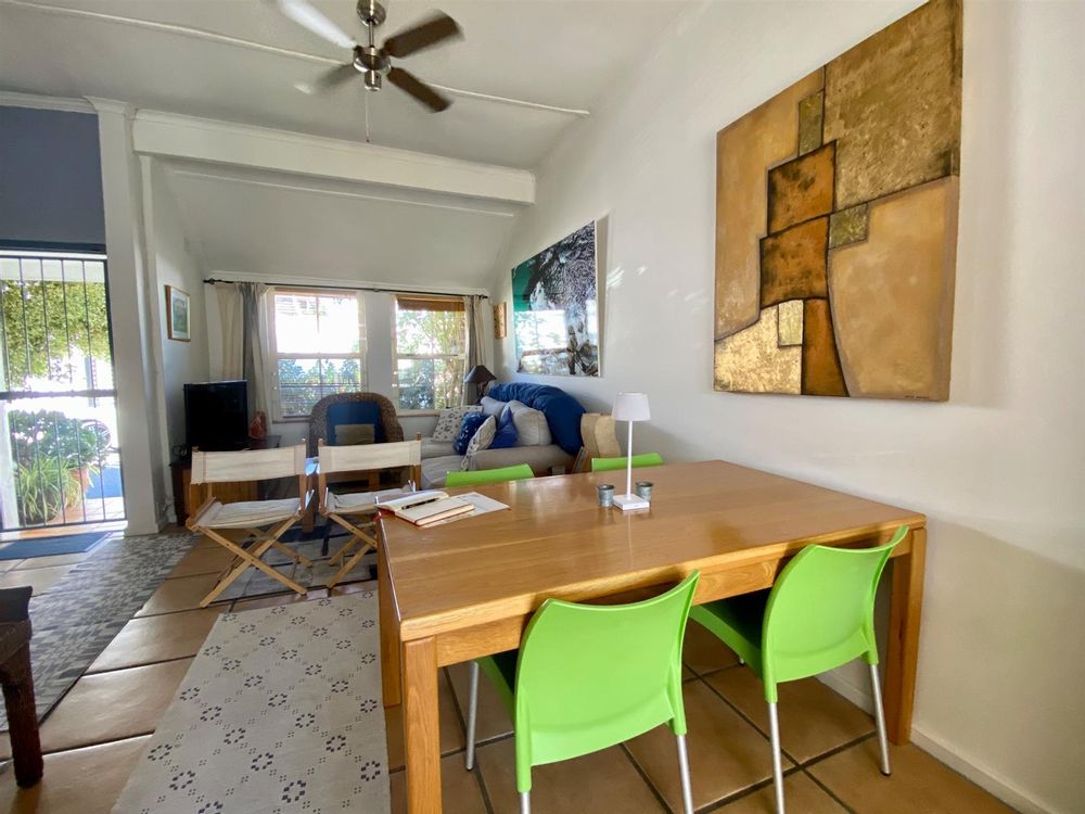 Dining table and lounge