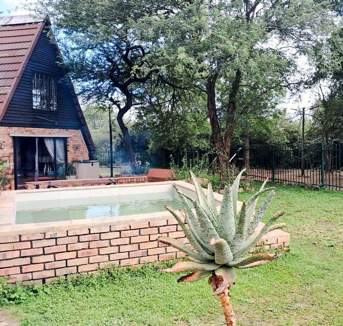 For Sale: House in Marloth Park Central with pool, braai area, and loft retreat.