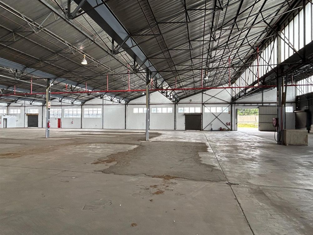 View From Front Of Warehouse On Ramp Door