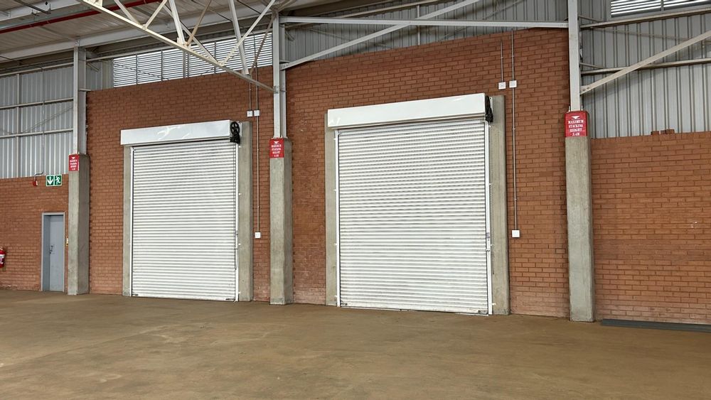2 roller shutter doors