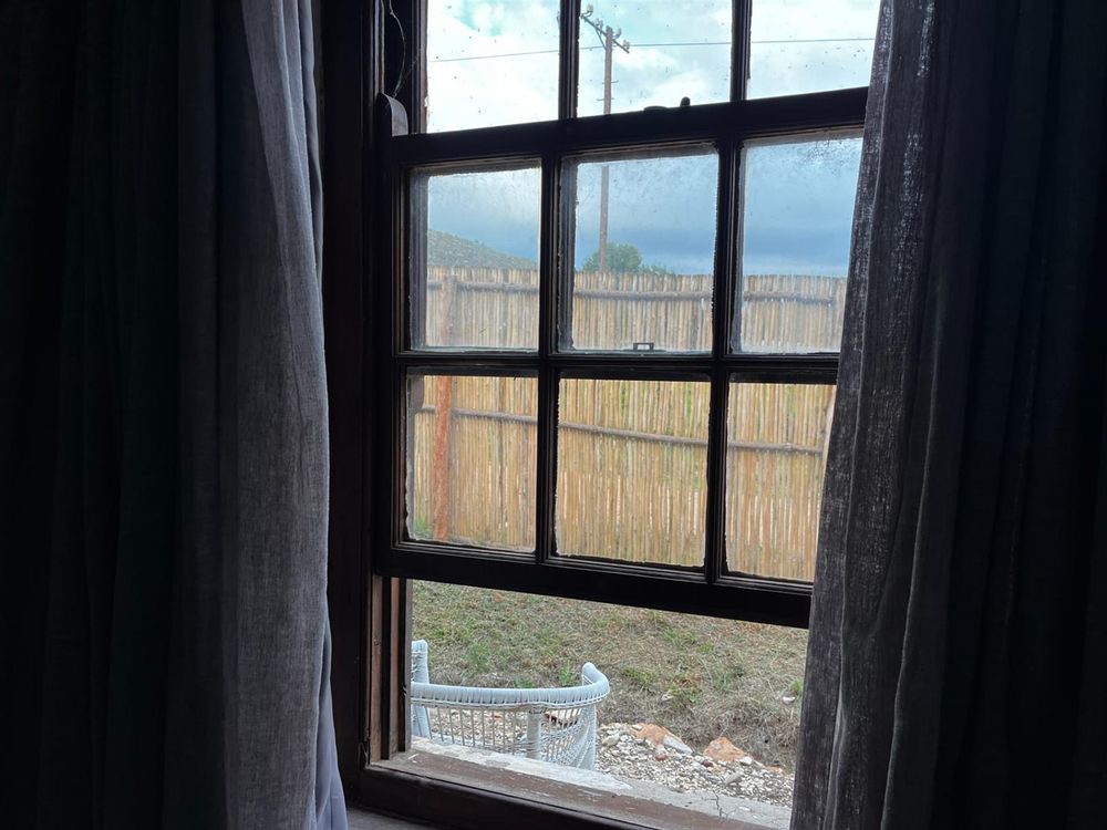 old stle wooden frame window