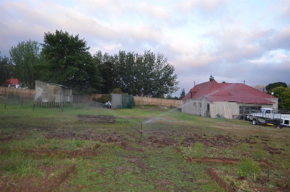 irrigattion water under pressure . no pumps needed