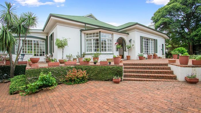 Historic Parktown house for sale with pool, garden, and spacious interiors.