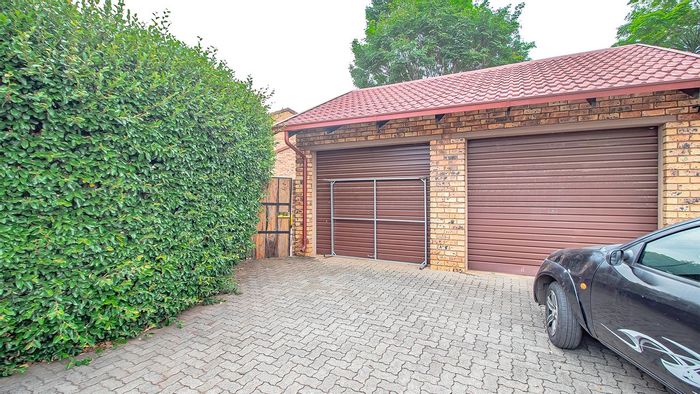 Highveld Townhouse with double garage for work-from-home, private garden, and security features.