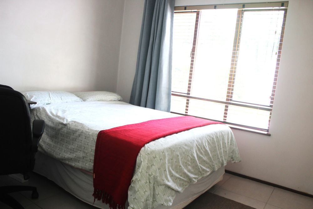 Guest Bedroom - Well-lit bedroom with comfortable bedding