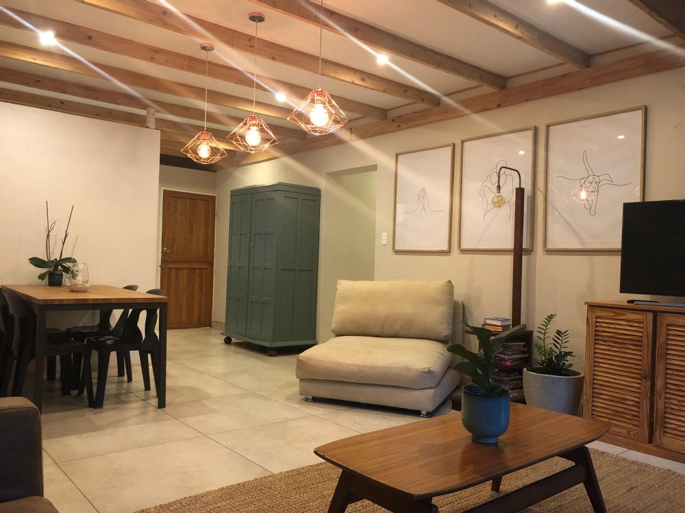 Open-plan living area