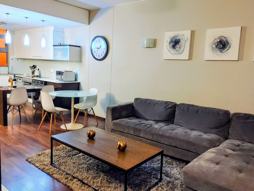 open plan living area