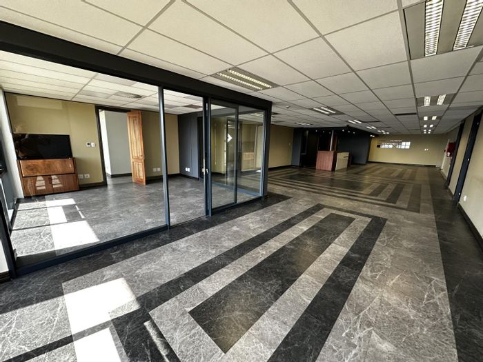 Office to Rent in Menlyn: Prime location, backup power, security, and dining options.